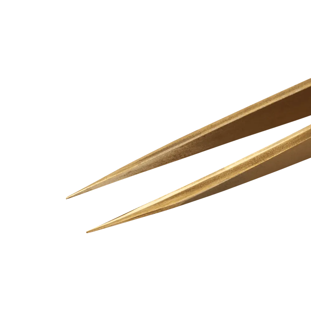 Precision tweezers made of brass