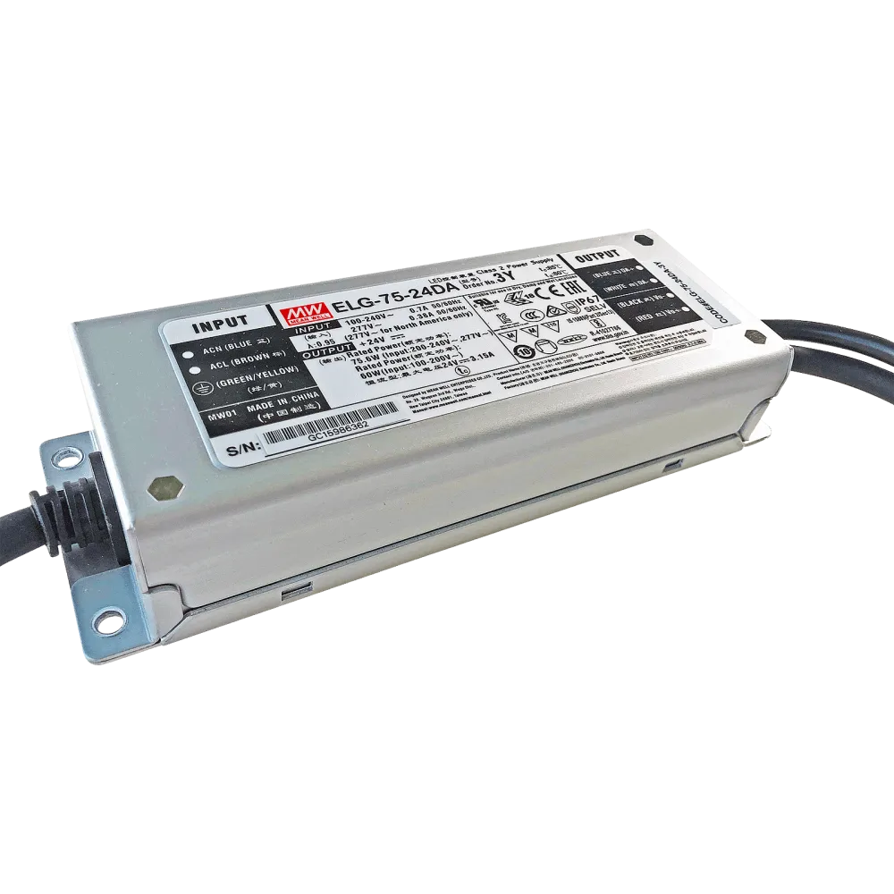 75W LED Driver CV+CC 48V/1.6A, DALI