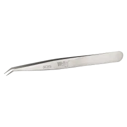 Precision tweezers angled 40°, with fine tips, for precision work