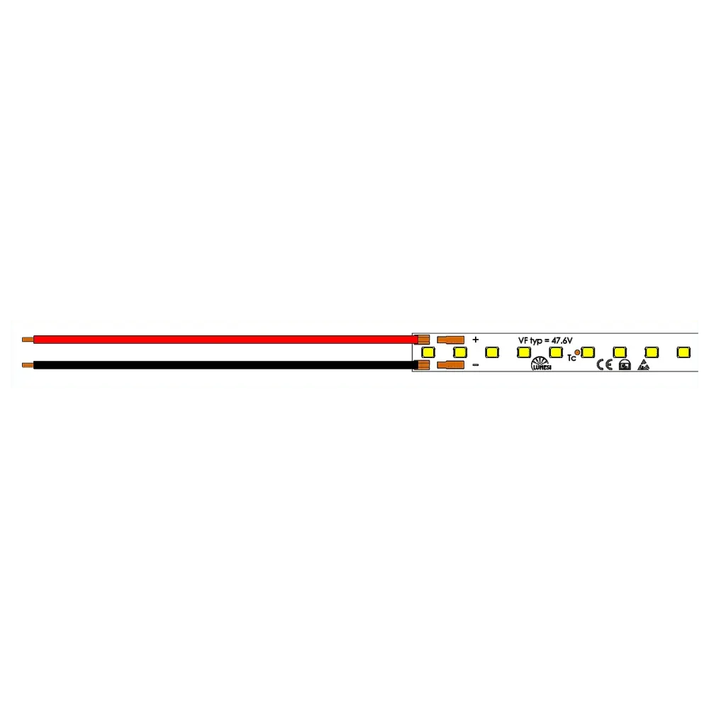 LED module 1130x10mm / 3000K / CRI >80 / 136LED / cable & plug