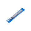 Precision tweezers with ceramic tip and finger profile for a secure grip
