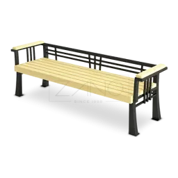 Art Nouveau bench
