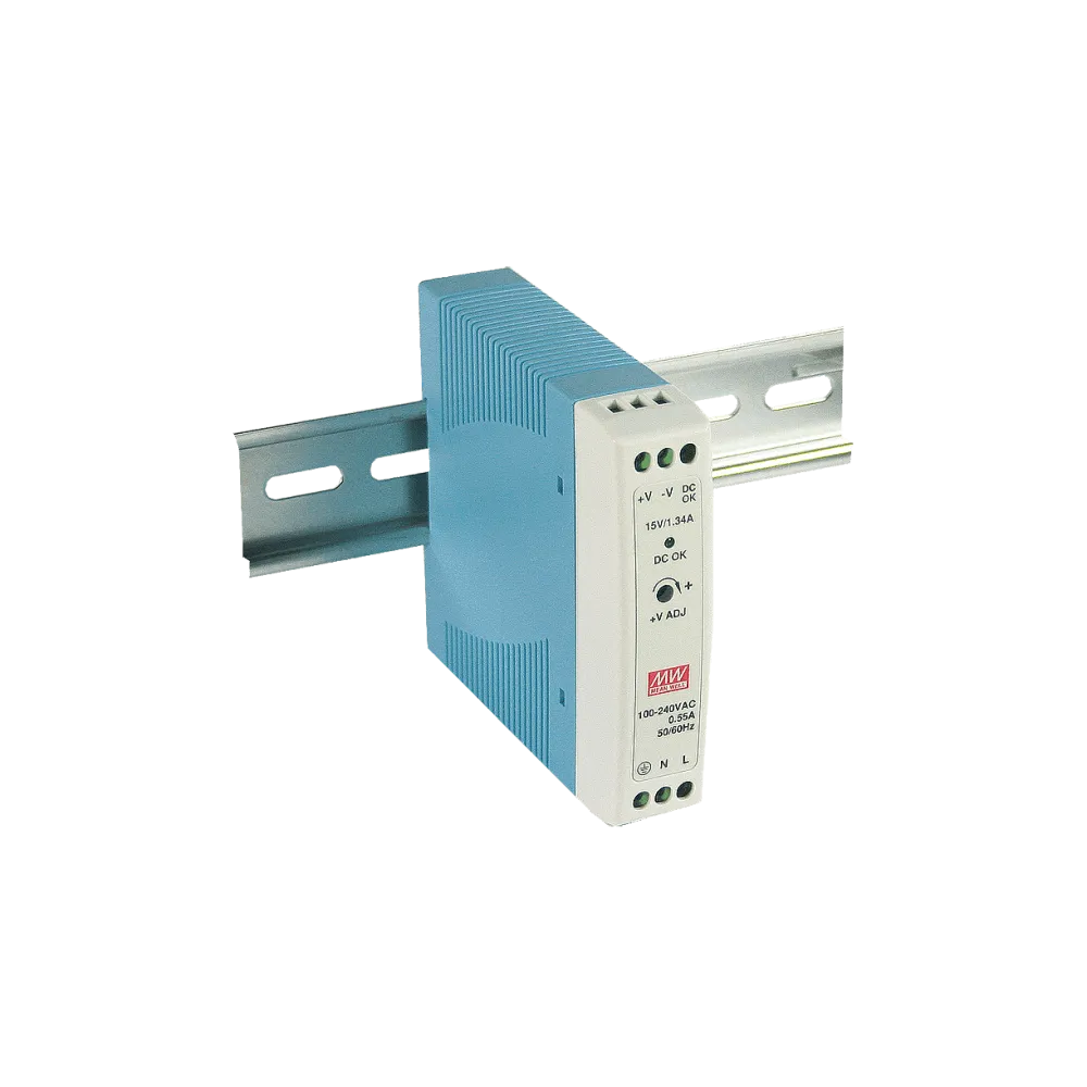 20W DIN Rail Power Supply 15V/1.34A
