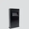 Square Small Pole 295F0/WR3.PR-Small Poles - Bollard H. 500 rectangular window
