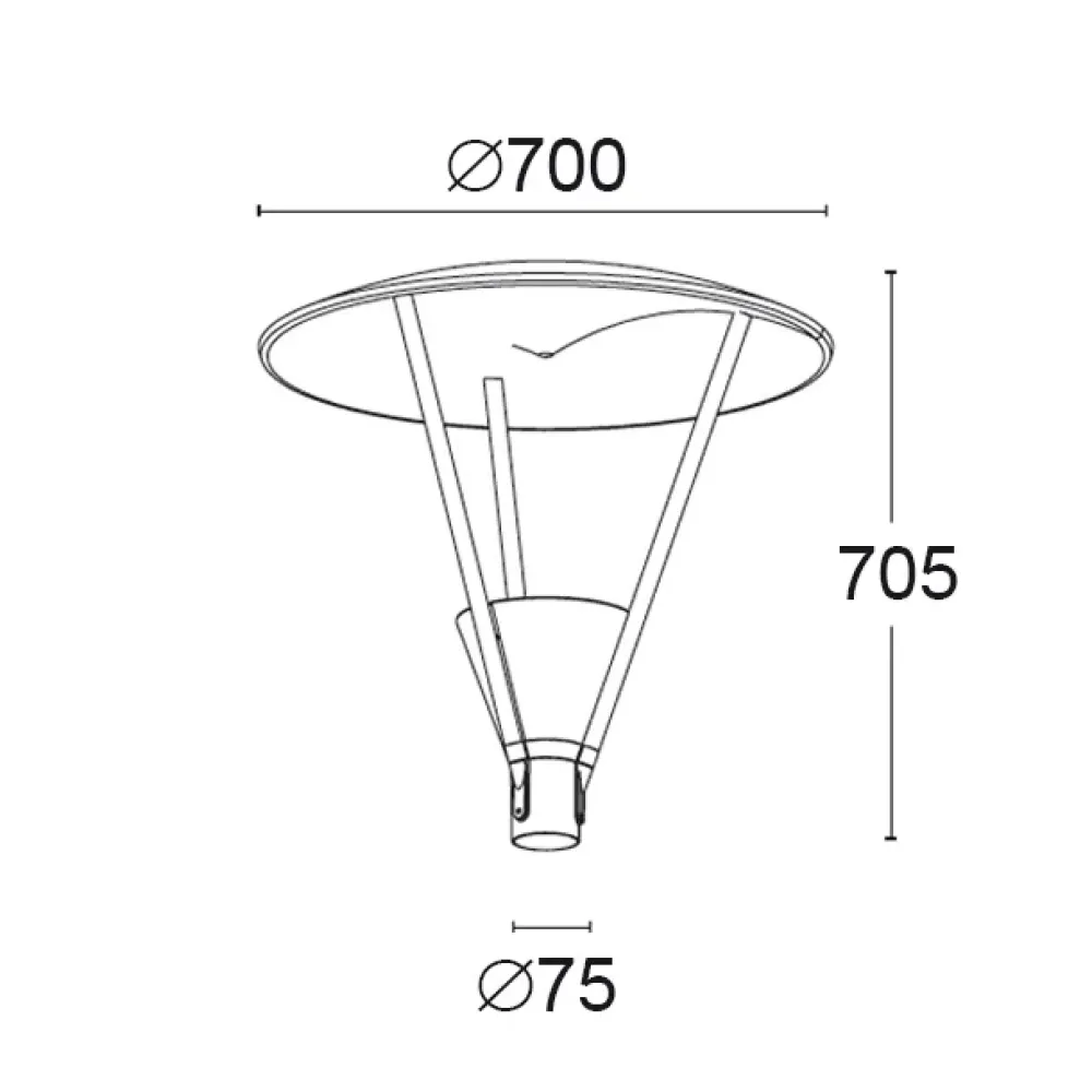 Vela 9000H/NC5.NB-Urban Lighting - Head for street light pole - External driver