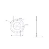 LED Holder for 38x38mm COB