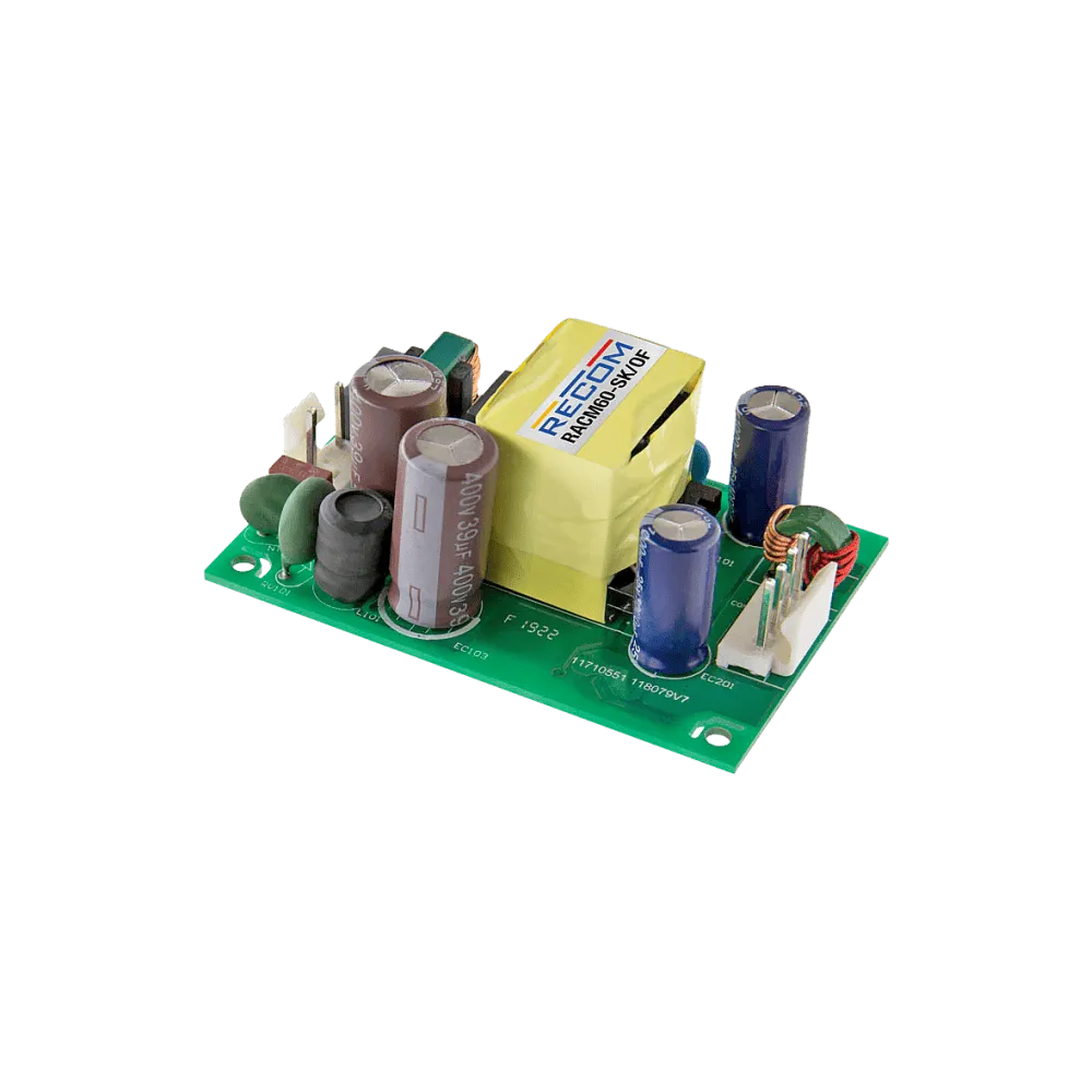 60W Open Frame Power Supply 12V/2.5A, Medical, Household, ITE