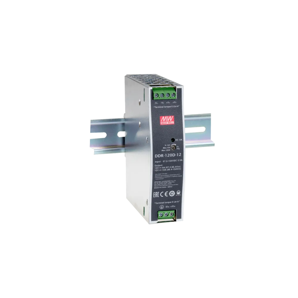 120 DC/DC-Converter, Input 16.8…33.6V, Output 12V/10A