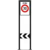 Zone signage stele type 