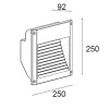 Square Recessed 2900R/WR3.PR-Wall Recessed - Wall recessed square window - Built-in driver