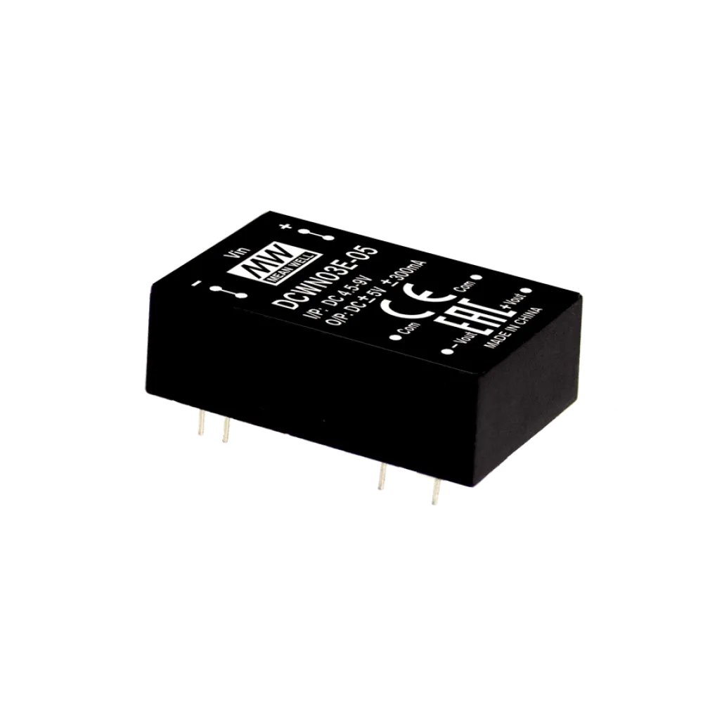3W DC/DC-Converter, Input 9…18V, Output +/-5V / +/-0.3A
