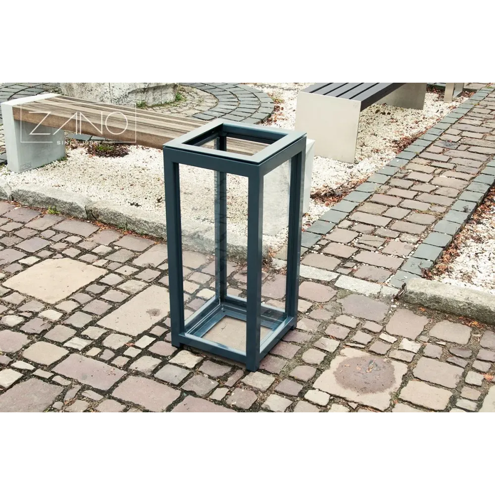 Anti-terrorist Safety Transparent Dustbin