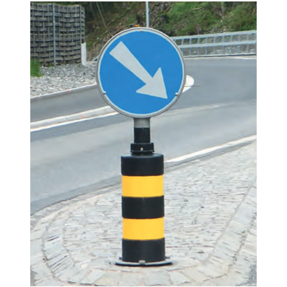 Island posts made of plastic