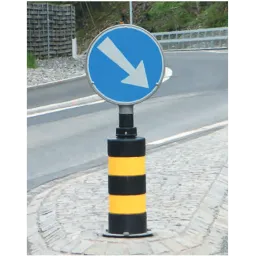 Island posts made of plastic