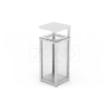 Anti-terrorist Safety Transparent Dustbin