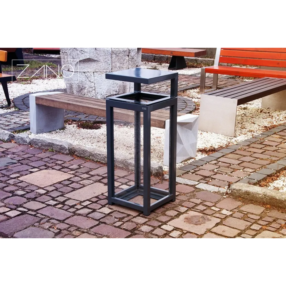 Anti-terrorist Safety Transparent Dustbin