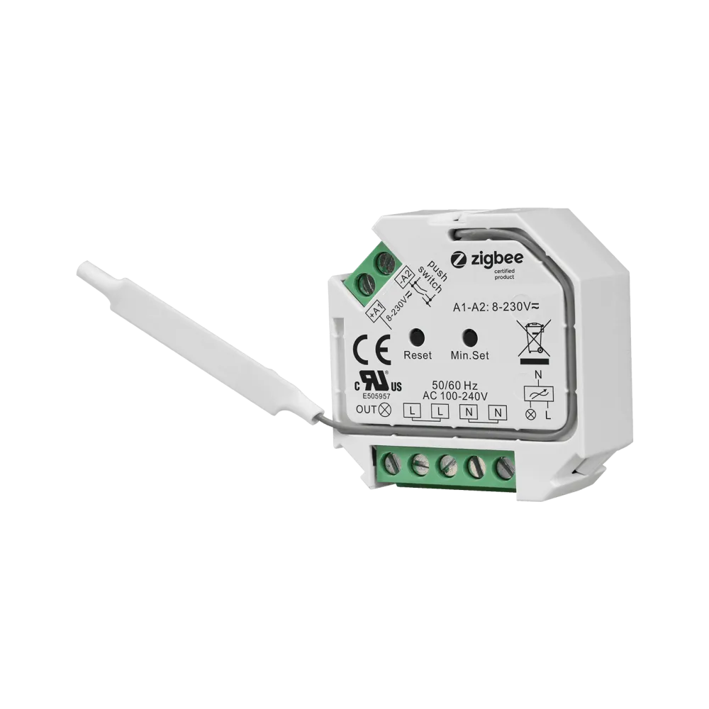 ZIGBEE AC-AC Phase Dimmer @ Switch (400W Halogen / 200W LED)