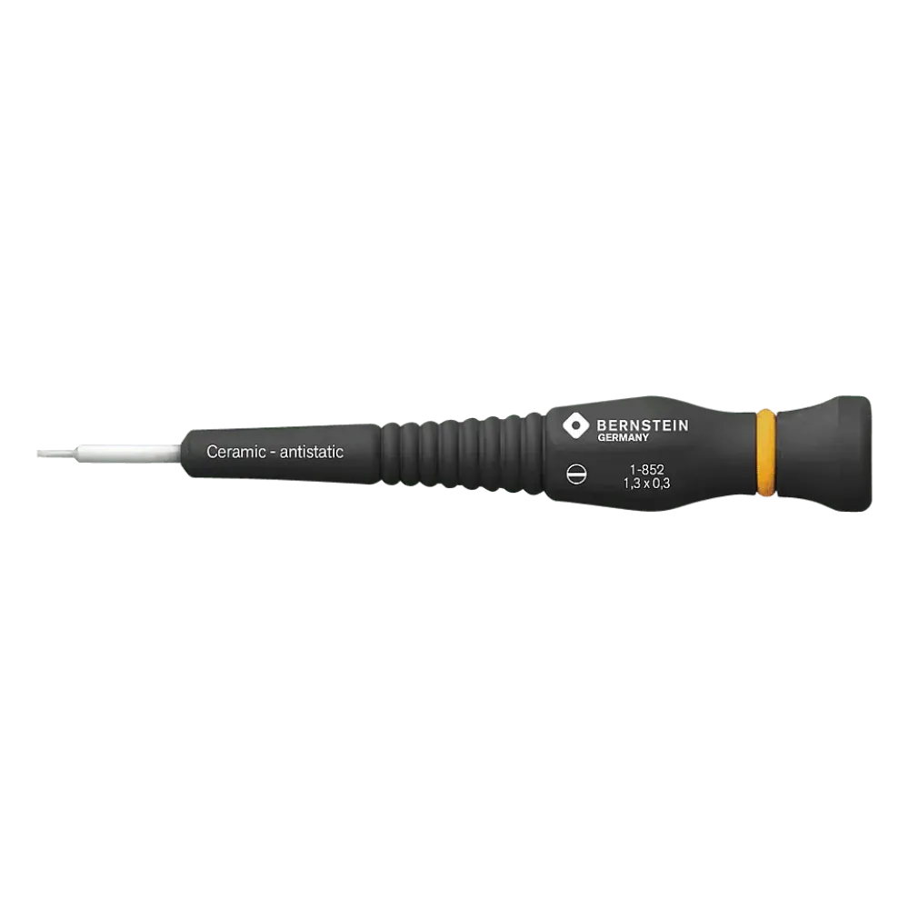 Ceramic adjustment screwdriver Slotted blade 1.3×0.3×20 mm Trimmer