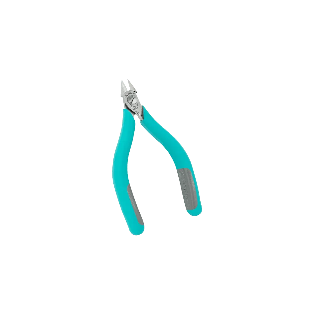 Ergonomic side cutter, 5″, with tapered head, flush