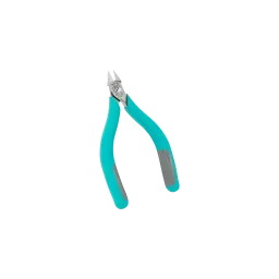 Ergonomic side cutter, 5″, with tapered head, flush