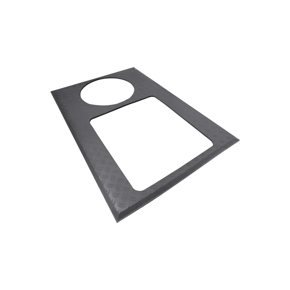 Stand with bracket incl. grommets and floor mat