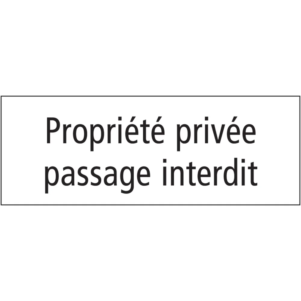 Private property no trespassing
