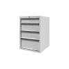 Drawer unit (4 drawers), 455 x 520 x 700 mm