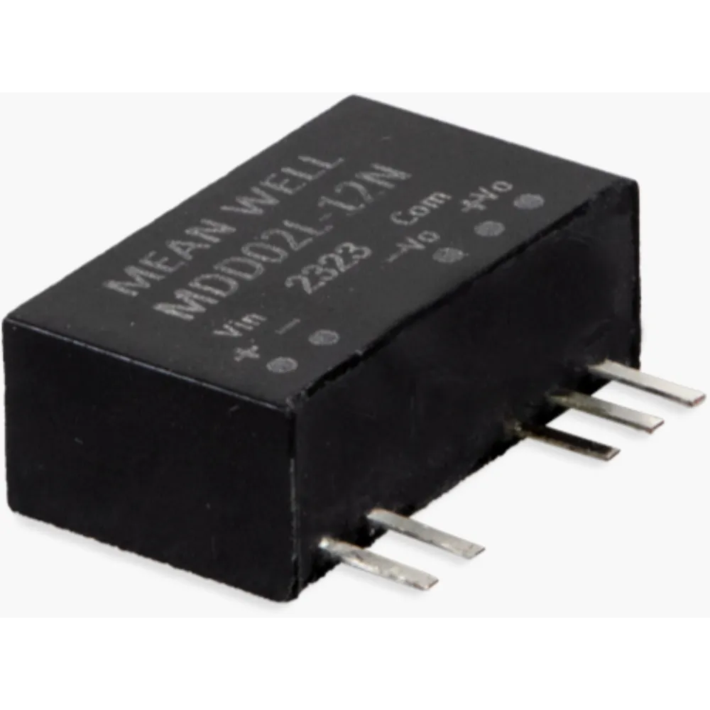 2W DC/DC-Converter, Input 4.5…5.5V, Output +/-12V / +/-0.83A