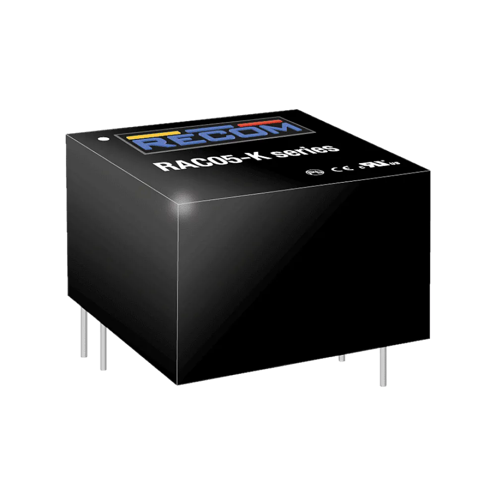 5W AC/DC PCB Mount Power Supply 3.3V/1515mA