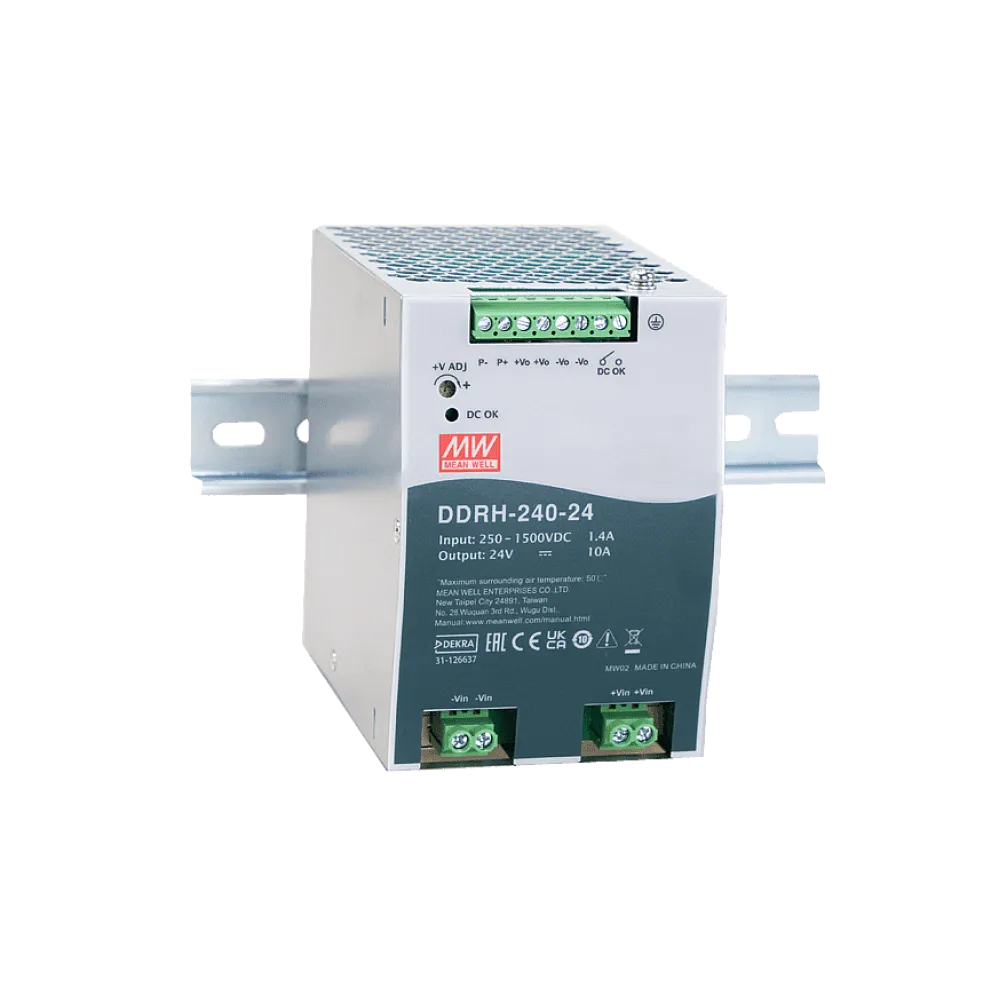 240W DC/DC Converter, Input 250…1500V, Output 24V/10A