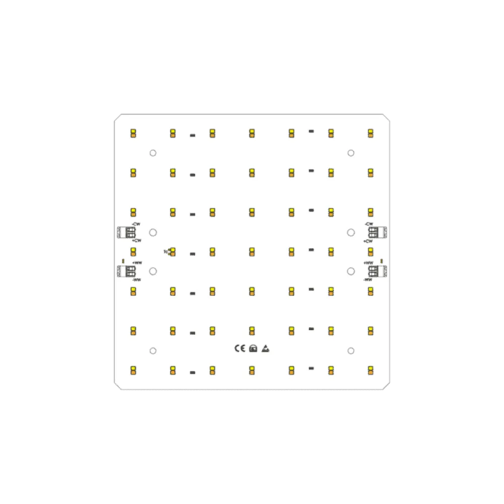 LED module 200x200mm / TW / 2700K & 6500K / CRI >80 / 98LED