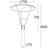 Vela 9000F/WC5.NB-Urban Lighting - Street light pole - Built-in driver