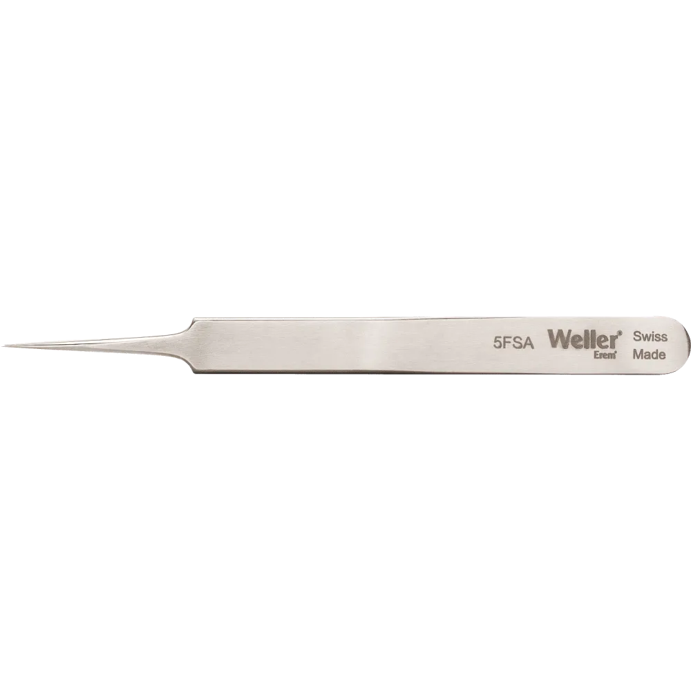 Precision tweezers with extremely pointed tips