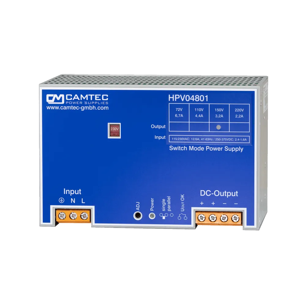 480W DIN Rail Power Supply 150V/3.2A