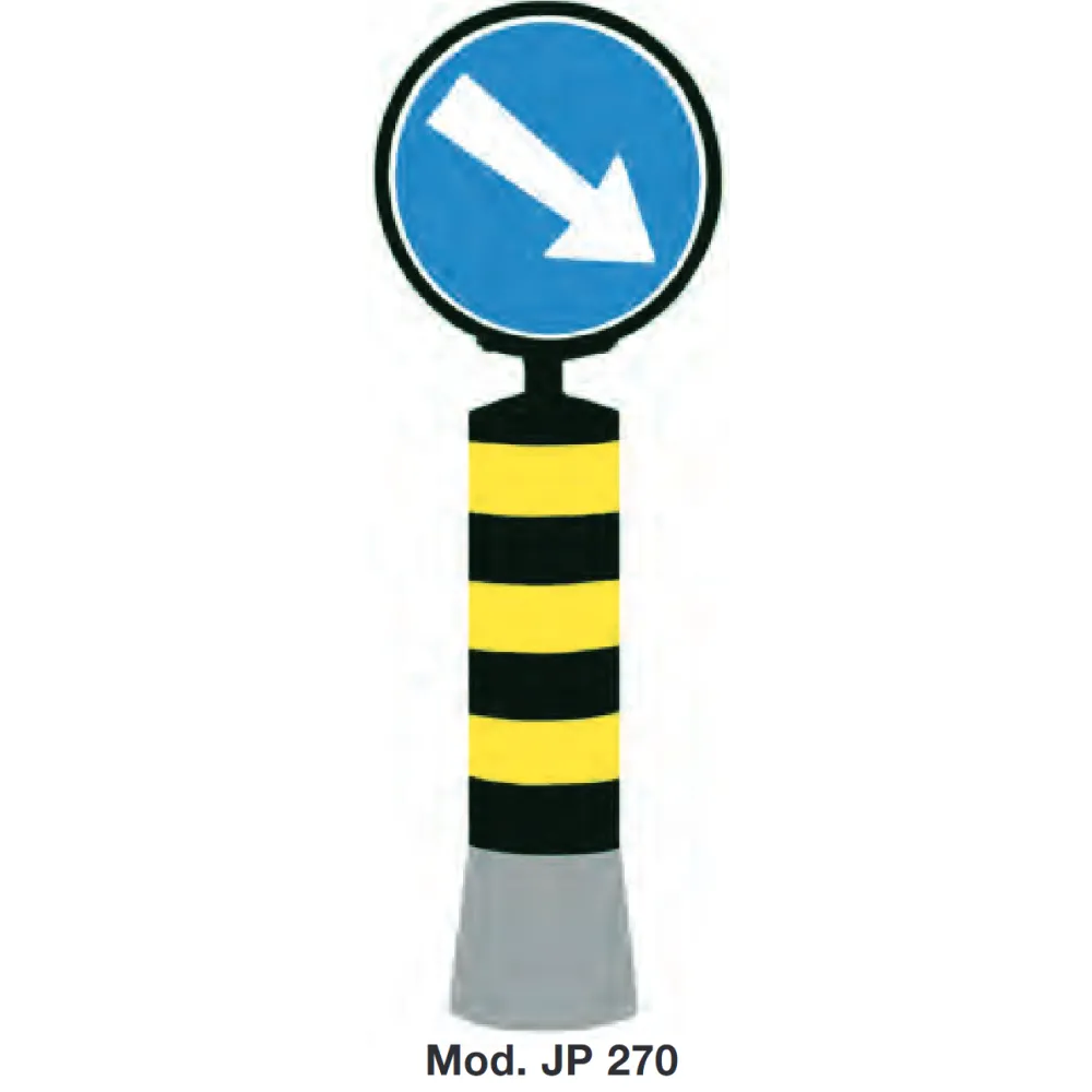 Illuminated island posts