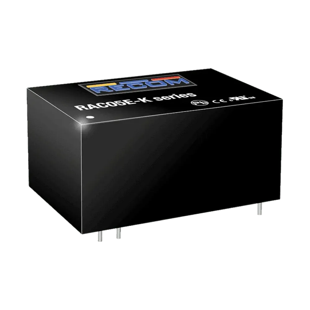 5W AC/DC power supply unit, PCB mounting, 24V/208mA