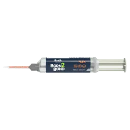 BORN2BOND Flex instant adhesive 10 g syringe (4:1)+5 mixing nozzles, transparent