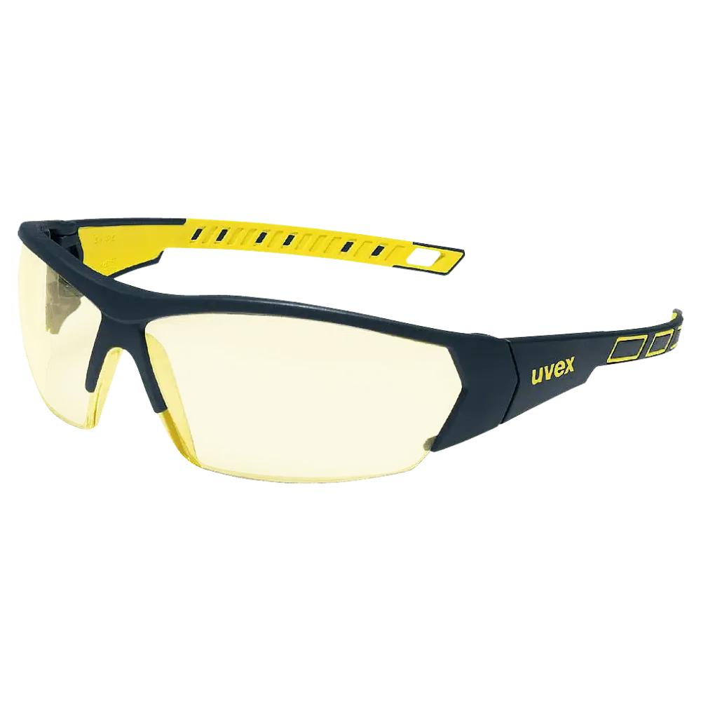 uvex i-works safety spectacles anti-fog, scratch-resistant, chemical-resistant
