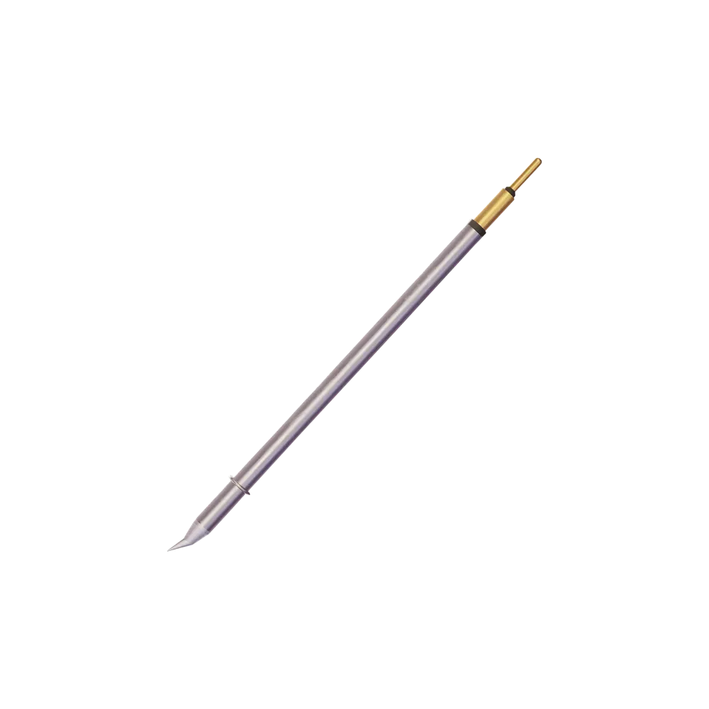 Metcal MicroFine 700 series soldering tip cartridge, conical, 0.1 mm x 4.5 mm