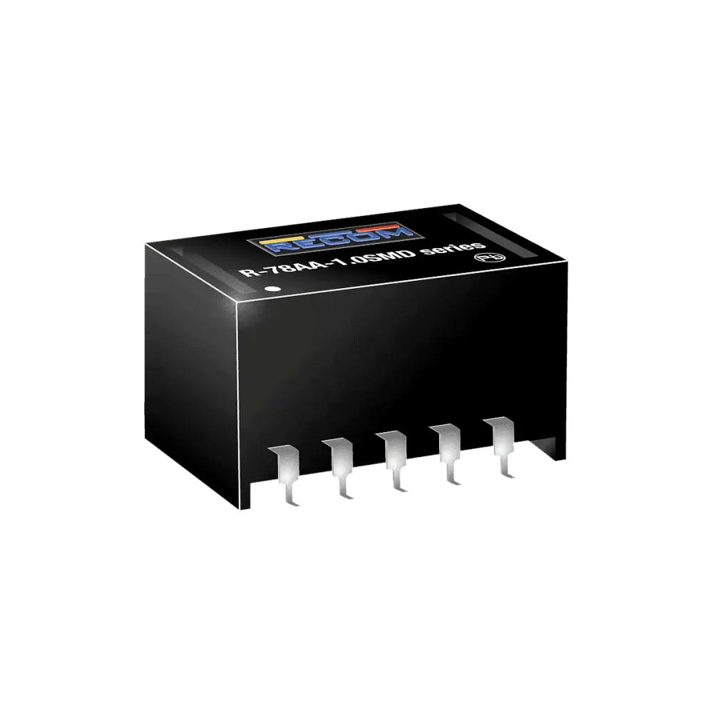 6W DC/DC converter, input 15...32V, output 4.5...12.6V/500mA, SMD 10 pin