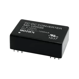 6W DC/DC converter, input 9...18V, output 24V/0.25A