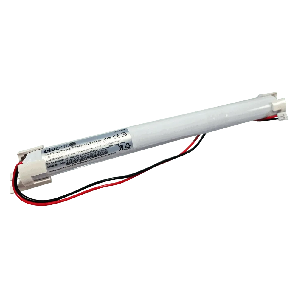 Emergency lighting unit Battery holder for one rechargeable battery (for 1 & 3h rechargeable battery)