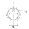 Up&Down Mini Ceiling 7551C/NC0.NB-Ceiling Lamps - Ceiling luminaire - Built-in driver