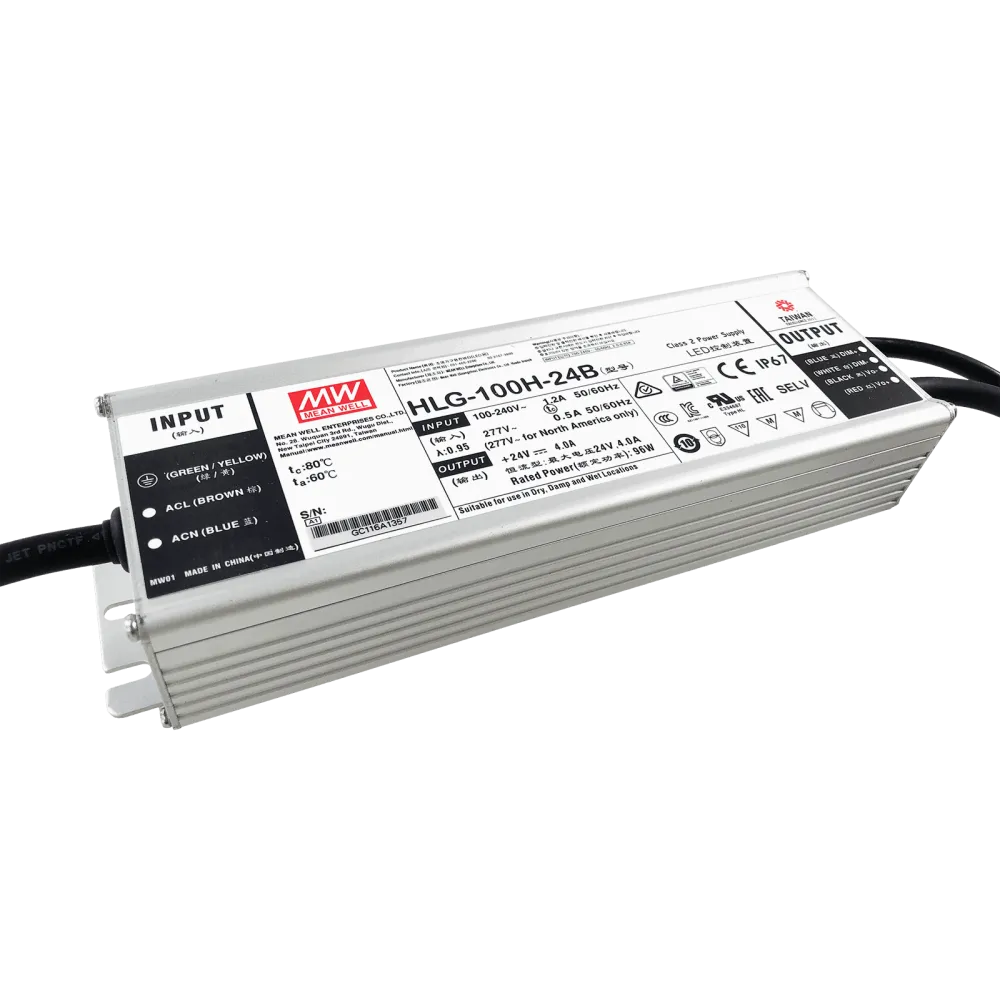 96W LED Driver CV+CC 42V/2.28A, 3in1 Dimming