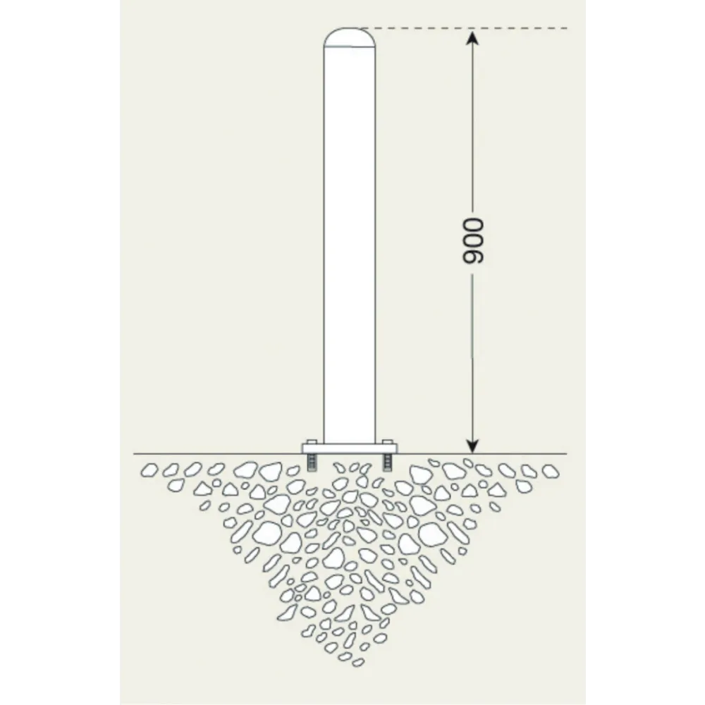 Stainless steel post (Type Berlin)
