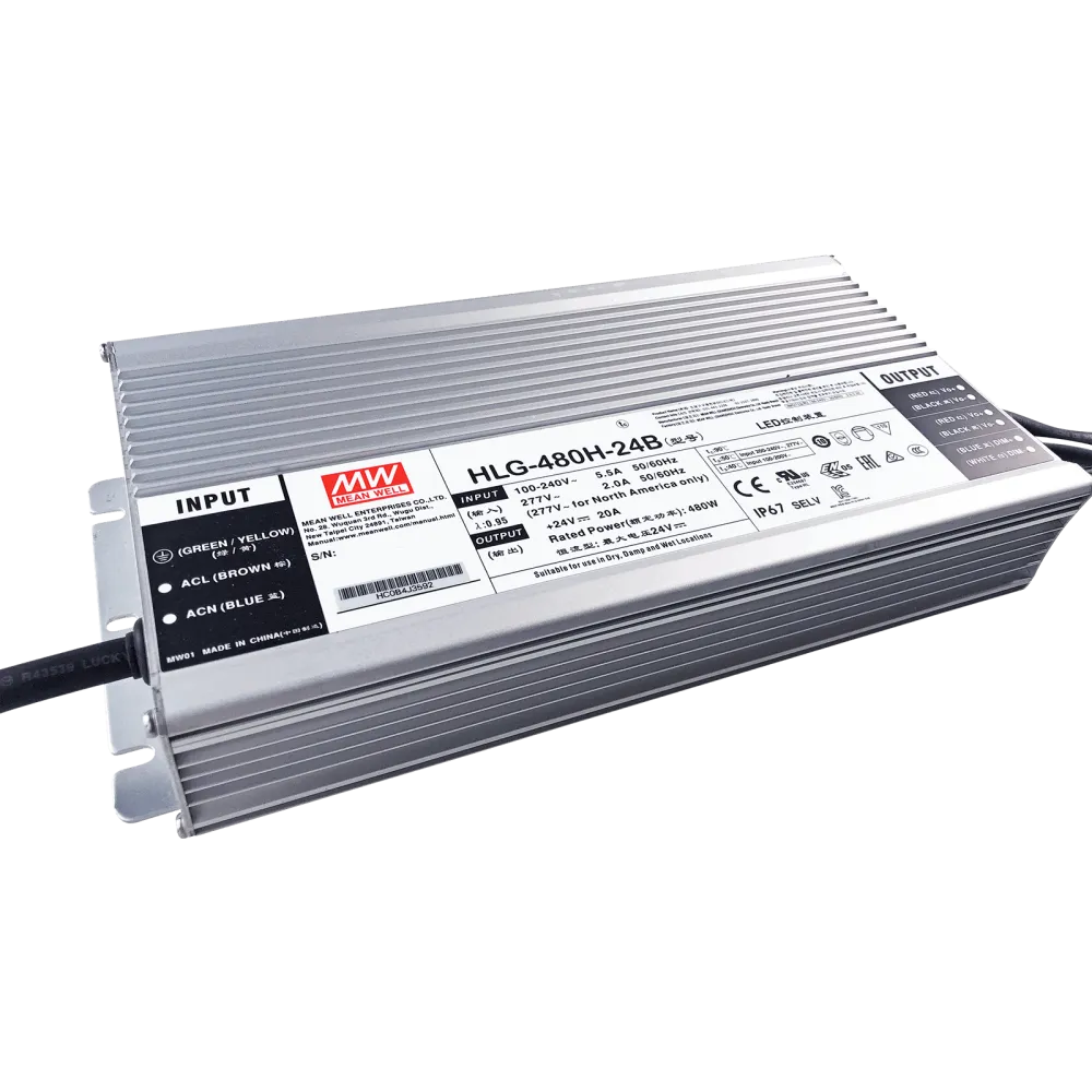 480W LED Driver CV+CC 24V/20A