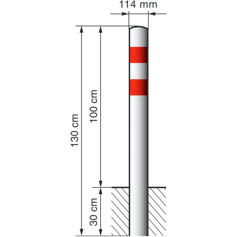 Bollards for concreting