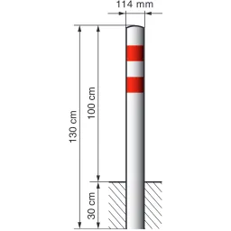 Bollards for concreting