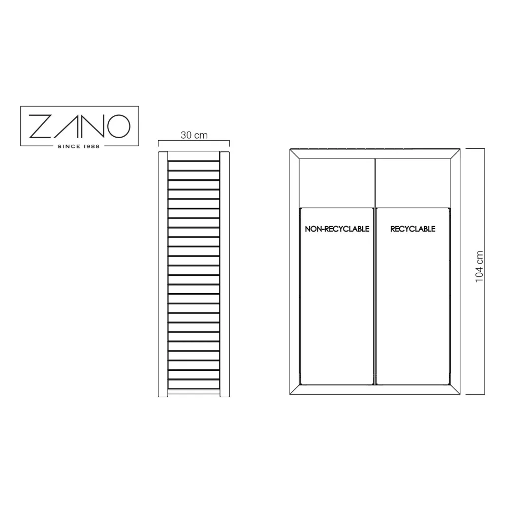 Pavo Recycling Bin