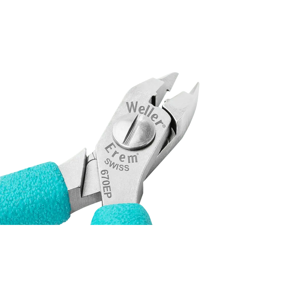 Pointed cutter, straight, short, recessed head